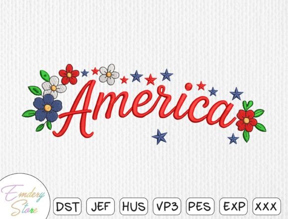 America Floral Embroidery Design: A Seller’s Review