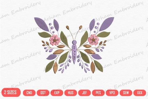 Boho Butterfly Floral Garden Bliss: Honest Embroidery Review