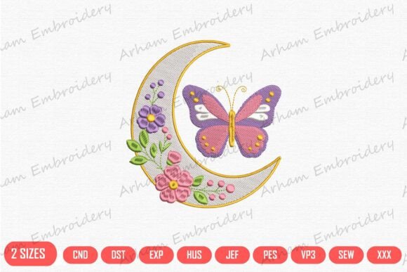Butterfly Moon Blossom Garden Fantasy: Seasonal Embroidery Review