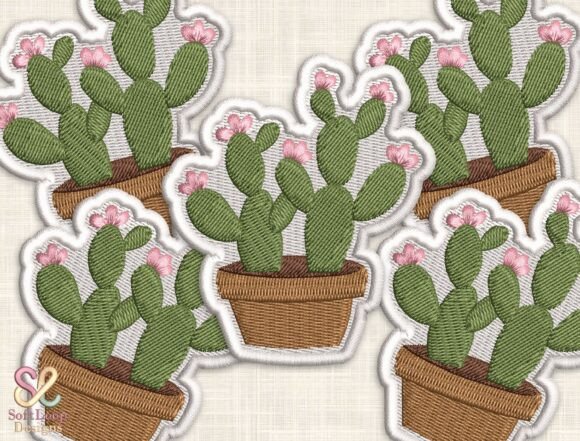 Cute Cactus Embroidery Patch Design: A Designer’s Review
