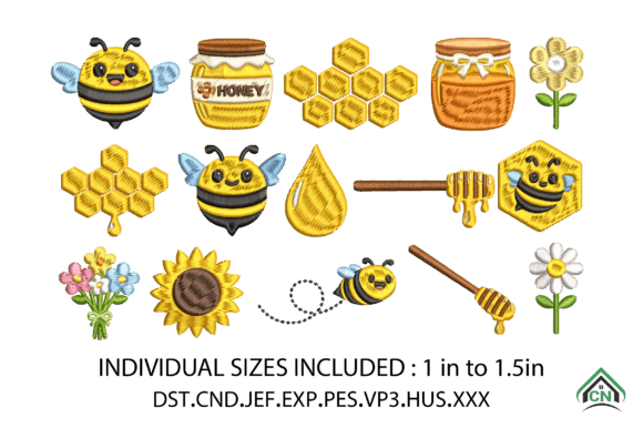 Cute Honey Bee Floral Mini Embroidery Gift Review