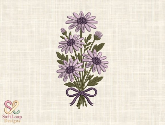 Daisy Bouquet Embroidery Design: A Designer's Take
