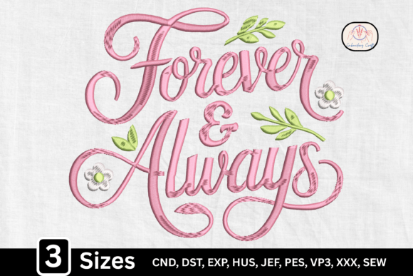 Pink Forever Always: Romantic Floral Script Review