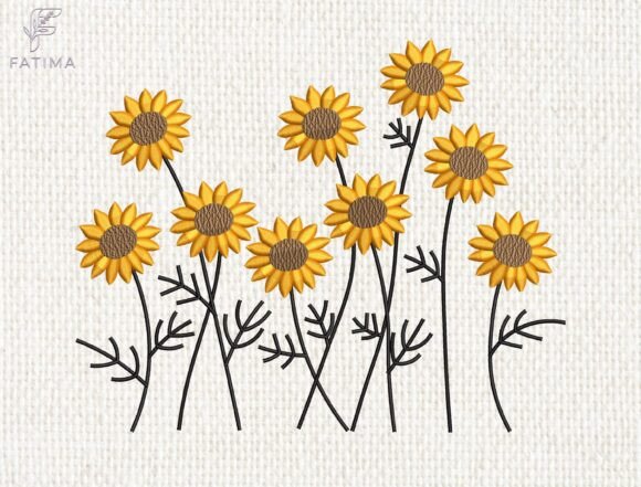 Sunflowers Meadow Embroidery Design: Seasonal Product Review